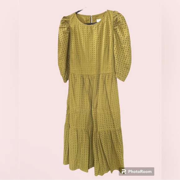 Women’s Elbow Sleeve Eyelet Dress by Target “A New Day” - Picture 2 of 5
